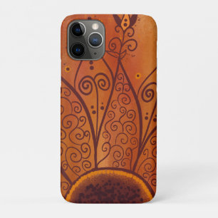 Abstract zonnebloempatroon Case-Mate iPhone case