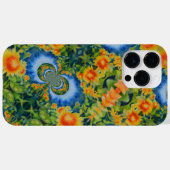 Abstract zonnebloemveld | retro floral Case-Mate iPhone case (Achterkant (horizontaal))