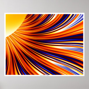 Abstract - Zonnezuur en Magnetisme 3 Poster