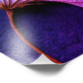 Abstract Zoom Floral Design Foto Afdruk (Hoek)