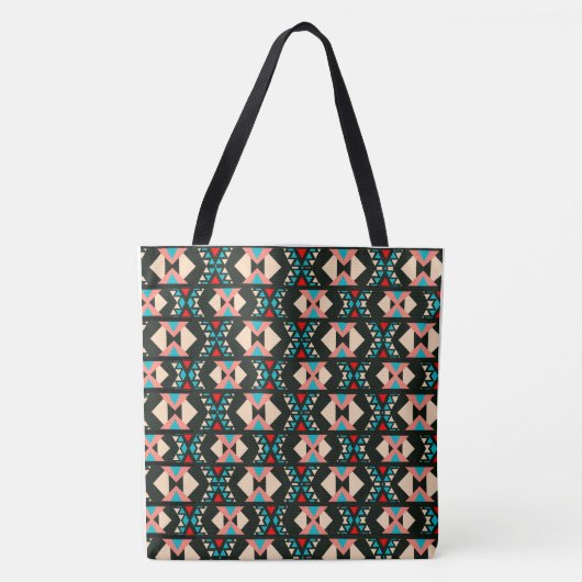 Abstract zuidwesten Boho Tote Bag (Voorkant)