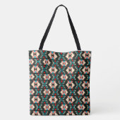 Abstract zuidwesten Boho Tote Bag (Achterkant)