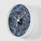 Abstract Zwart Blauw Fractal (Hoek)