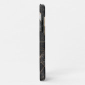 Abstract zwart en goud decoratief geometrisch Case-Mate iPhone case (Achterkant/links)