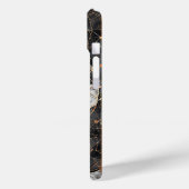 Abstract zwart en goud decoratief geometrisch Case-Mate iPhone case (Achterkant / Links)