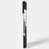 Abstract zwart en goud decoratief geometrisch Case-Mate iPhone case (Achterkant / Links)