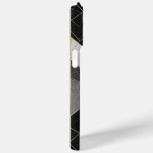 Abstract zwart en goud decoratief geometrisch Case-Mate iPhone case (Achterkant / Rechts)