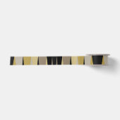 abstract zwart en goud satijnen lint (Voorkant)