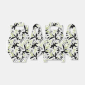 Abstract, zwart en groen, jeugd, modern, creatief bedankdoosjes (Uitgevouwen)