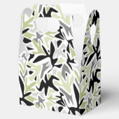 Abstract, zwart en groen, jeugd, modern, creatief bedankdoosjes (Geopend)