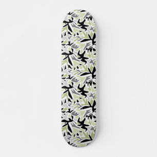 Abstract, zwart en groen, jeugd, modern, creatief persoonlijk skateboard