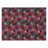 Abstract, zwart en rood, driehoek, geometrisch, zw tafelkleed (Voorkant (Horizontaal))