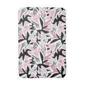 Abstract, zwart en roze, jeugd, moderne schroefdra badmat (Voorkant Verticaal)
