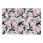 Abstract, zwart en roze, jeugd, moderne schroefdra kussensloop (Voorkant)