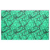 Abstract zwart en turquoise stof (Yard (91,4 cm))