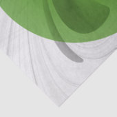 Abstract zwart en wit met groene fractale kunst tissuepapier (Detail)