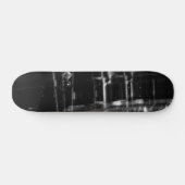 abstract zwart en wit skateboard (Horizontaal)
