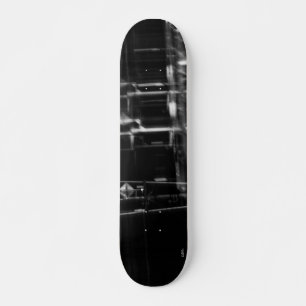 abstract zwart en wit skateboard