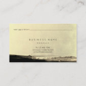 Abstract Zwart Goud Geel Afspraakkaart Afsprakenkaartje (Achterkant)