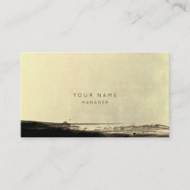 Abstract Zwart Goud Geel Afspraakkaart Afsprakenkaartje