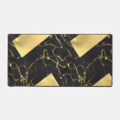Abstract zwart-gouden patroon bureaumat (Voorkant)