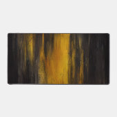 Abstract zwart-gouden patroon bureaumat (Voorkant)
