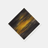 Abstract zwart-gouden patroon servet (Hoek)