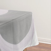 Abstract zwart grijs met magenta fractal art tafelkleed (Voorbeeld)