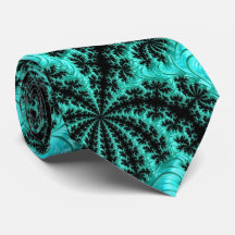 Abstract zwart groen fractaal patroon