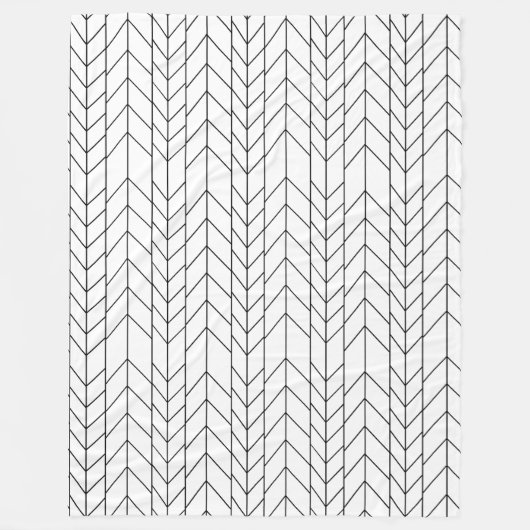 Abstract zwart of om het even welk patroon van de  fleece deken (Voorkant)