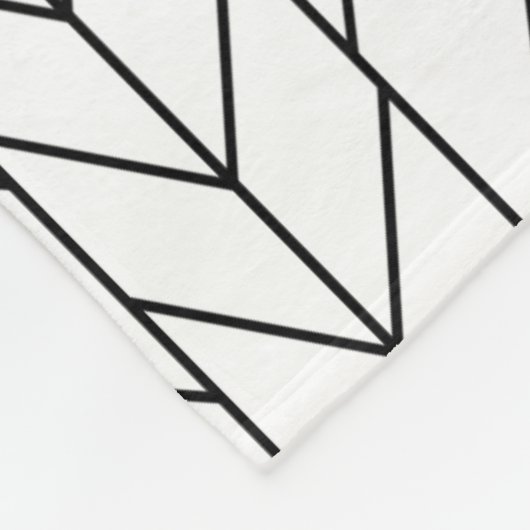 Abstract zwart of om het even welk patroon van de  fleece deken (Hoek)