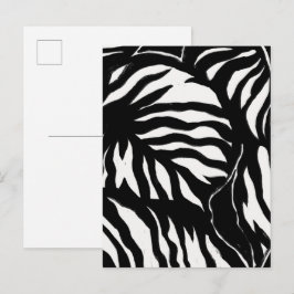 Abstract zwart patroon achtergrond Briefkaart