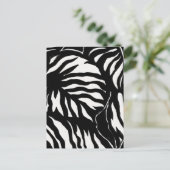 Abstract zwart patroon achtergrond Briefkaart (Staand voorkant)