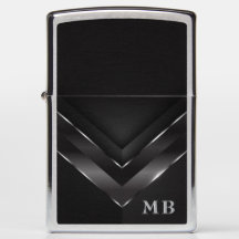 Abstract zwart staal - Zippo Lighter aanpassen
