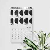 Abstract zwart-wit Art Calendar Kalender