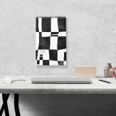Abstract zwart-wit Art Calendar Kalender