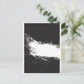 abstract zwart-wit art vo3 briefkaart (Staand voorkant)