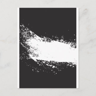 abstract zwart-wit art vo3 briefkaart
