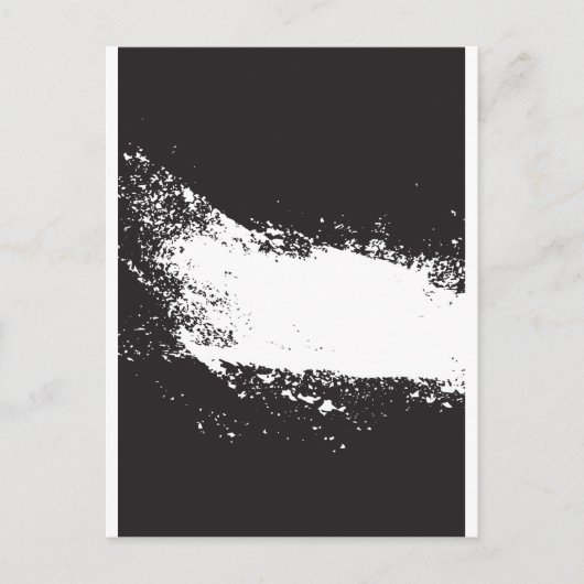 abstract zwart-wit art vo3 briefkaart (Voorkant)