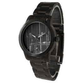 abstract zwart-wit boothorloge, horloge