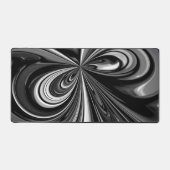 Abstract zwart-wit bureaumat (Voorkant)