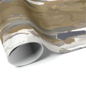 Abstract zwart, wit en goud cadeaupapier (Rol Hoek)