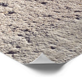 Abstract zwart-wit (gebarsten wand) poster (Hoek)