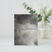 abstract zwart-wit getextureerd briefkaart (Staand voorkant)