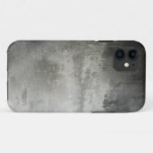 abstract zwart-wit getextureerd Case-Mate iPhone case (Achterkant (horizontaal))