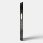 abstract zwart-wit getextureerd Case-Mate iPhone case (Achterkant / Rechts)