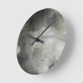 abstract zwart-wit getextureerd ronde klok (Hoek)