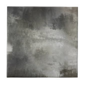 abstract zwart-wit getextureerd tegeltje (Voorkant)