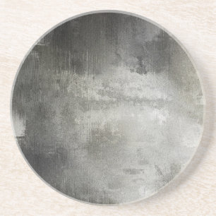 abstract zwart-wit getextureerd zandsteen onderzetter