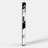 Abstract zwart wit grijs Case-Mate iPhone case (Achterkant / Rechts)